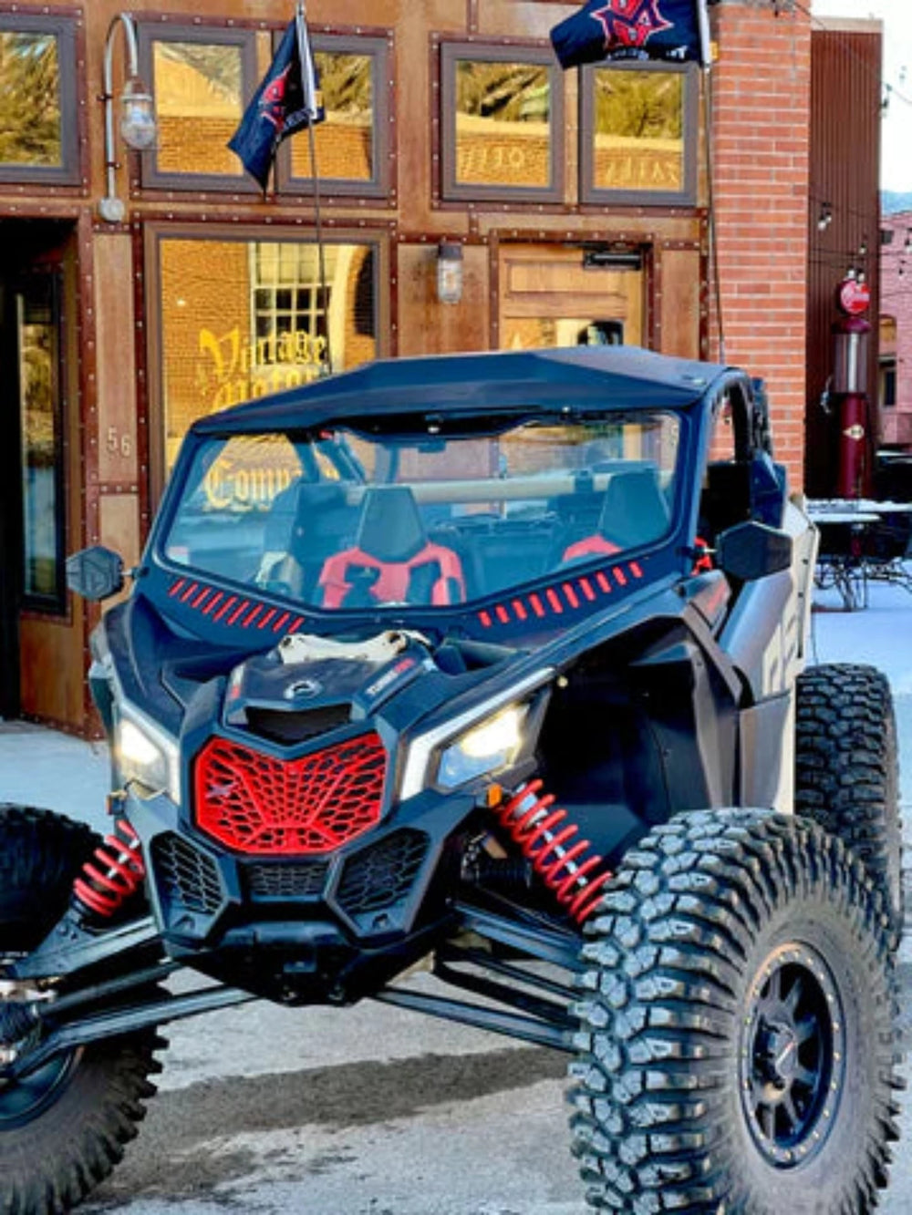 CAN-AM X3 GLASS WINDSHIELD 2.0 KIT WITH D.O.T STAMP - FullFlight Racing  | CAN-AM X3 GLASS WINDSHIELD 2.0 KIT WITH D.O.T STAMP | Bent Metal Offroad | FullFlight Racing