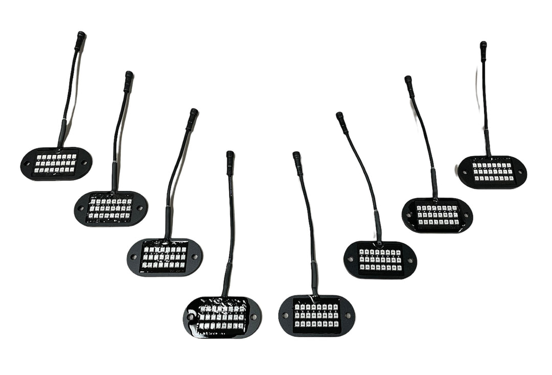 187 Style Rock Lights 2.0 w/ Control Harness - FullFlight Racing  |  | 5150 Whips Inc. | FullFlight Racing