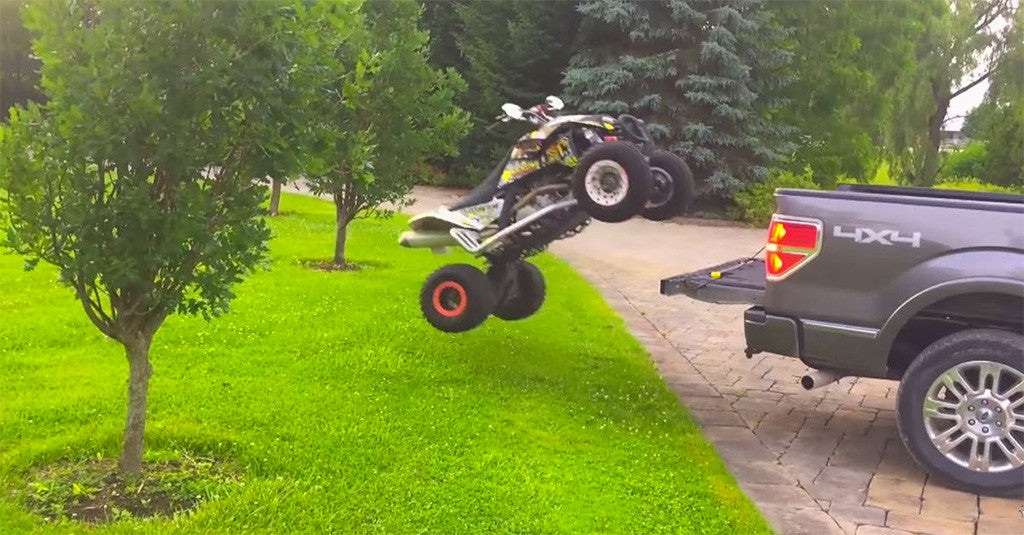 How To Load a Motorcycle, Dirt Bike or ATV Into a Truck