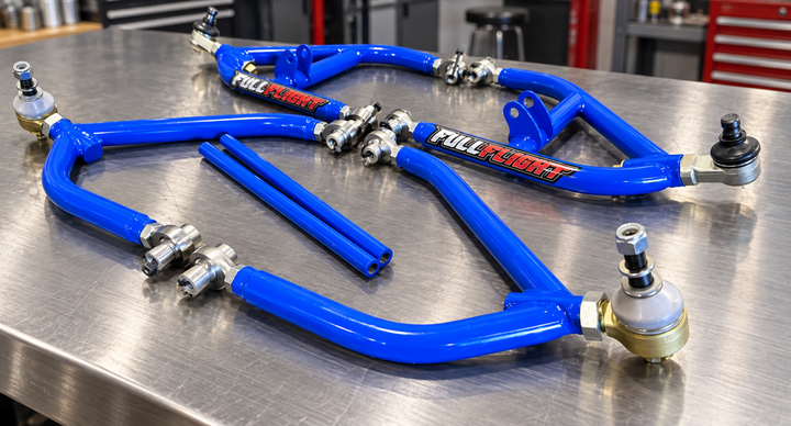 Suzuki LT250R 1985-1986 Elite 3.0 +2 ATV A-arms in blue