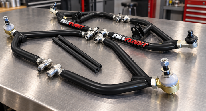 Suzuki LT250R 1985-1986 Elite 3.0 +2 ATV A-arms in satin black