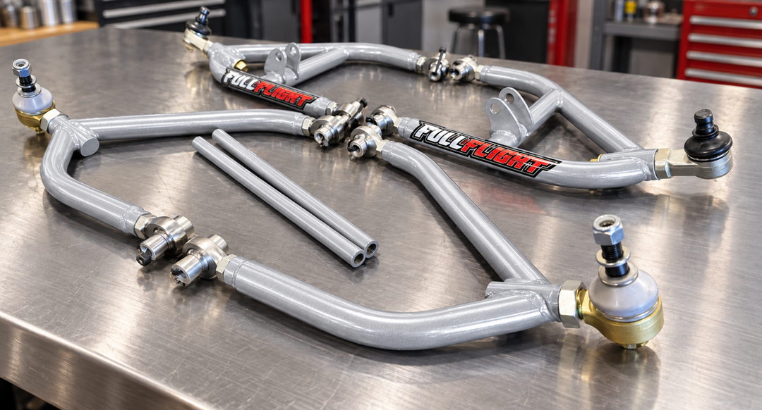 Suzuki LT250R 1985-1986 Elite 3.0 +2 ATV A-arms in silver