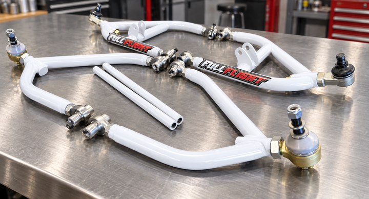 Suzuki LT250R 1985-1986 Elite 3.0 +2 ATV A-arms in white