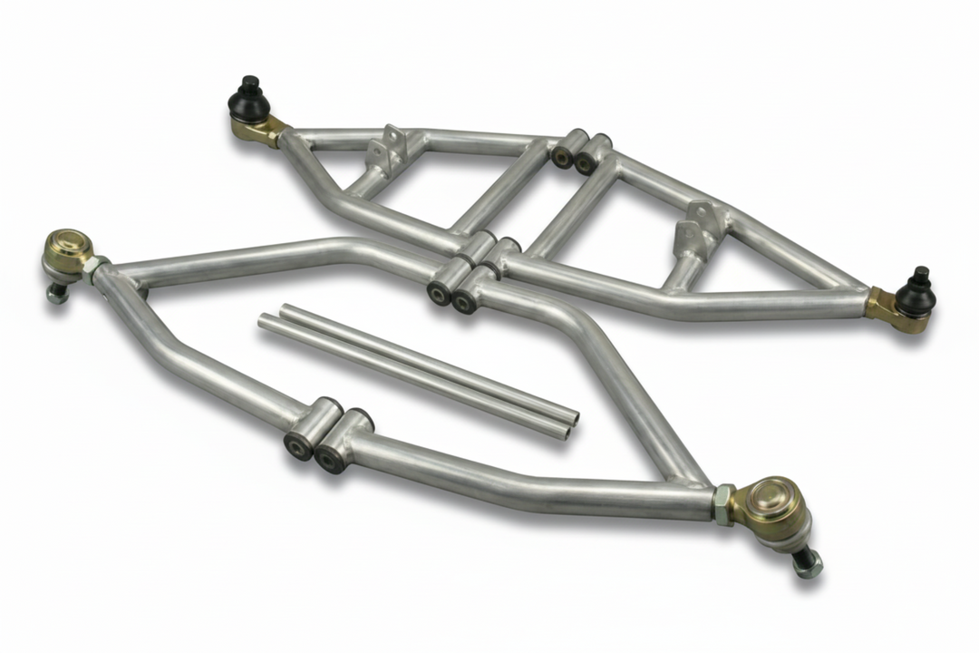 Suzuki- Elite 3.0 Series Extended ATV A-arms - FullFlight Racing in raw metal