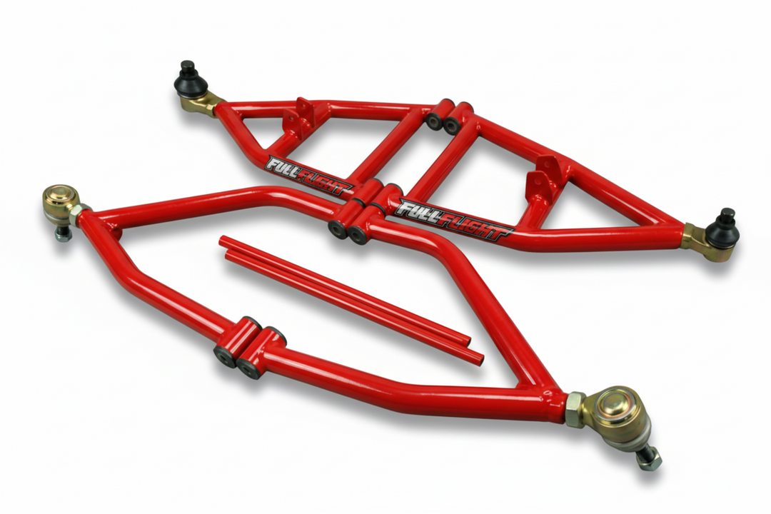 Suzuki- Elite 3.0 Series Extended ATV A-arms - FullFlight Racing in red