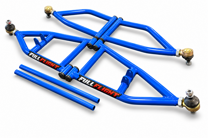 Suzuki- Elite 3.0 Series Extended ATV A-arms - FullFlight Racing in blue