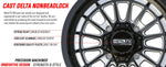 DELTA non-Beadlock- 3 color choices - FullFlight Racing  | DELTA non-Beadlock- 3 color choices | METAL FX OFFROAD | FullFlight Racing 