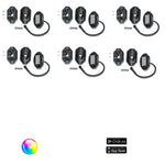 5150 Whips 187 Style Rock Lights w/ Control Harness - FullFlight Racing  |  | 5150 Whips Inc. | FullFlight Racing 