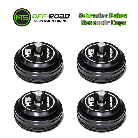 MTS Off-Road Schrader Valve Reservoir Caps (FOR 2.5" FOX RESERVOIRS ONLY) - FullFlight Racing  | MTS Off-Road Schrader Valve Reservoir Caps (FOR 2.5" FOX RESERVOIRS ONLY) | MTS Off-Road Suspension Tuning | FullFlight Racing 